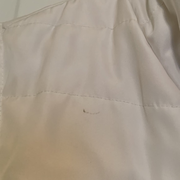 REACTION Off White Puffer Vest Size Large - Picture 7 of 8